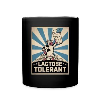 Lactose Tolerant Milk - Full Colour Mug - black - Front