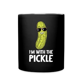 Cornichon à l’aneth Je suis l’un des cornichons - Mug uni - noir - Devant