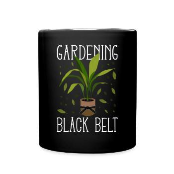 Plant Lover Gardening Gardening - Full Colour Mug - black - Front