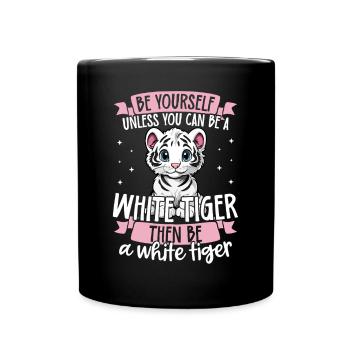 Soyez vous-même à moins que vous ne puissiez être un homme blanc - Mug uni - noir - Devant
