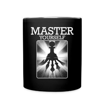Chess Chess Players Tournament for Clever Minds - Full Colour Mug - black - Front