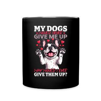 Bouledogue français Frenchie Propriétaire de chien - Mug uni - noir - Devant