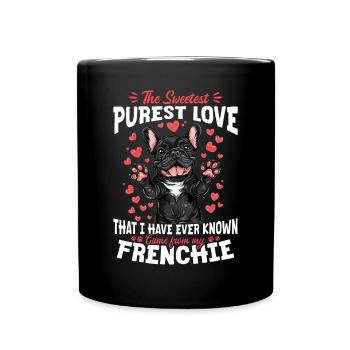 Bouledogue français Frenchie Propriétaire de chien - Mug uni - noir - Devant