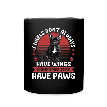 Bouledogue français Frenchie Propriétaire de chien - Mug uni - noir - Devant