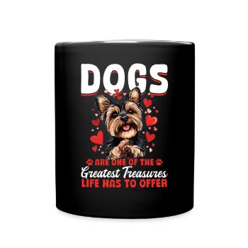 Yorkshire Terrier Propriétaire d’un chien Yorkie - Mug uni - noir - Devant