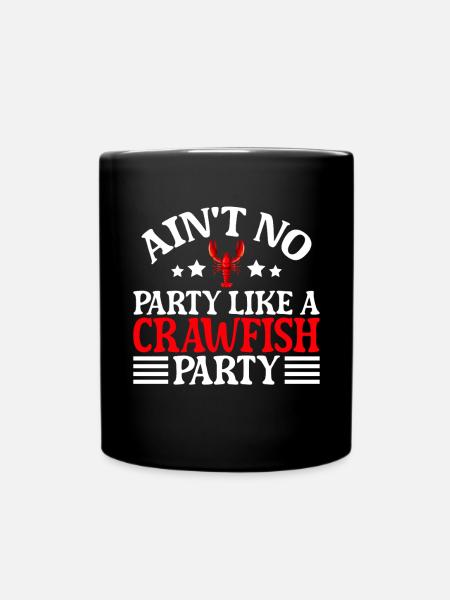 Crawfish Gifts - Tasse einfarbig - Schwarz