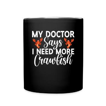 Crawfish Gifts - Tasse einfarbig - Schwarz - Vorne