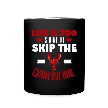 Crawfish Gifts - Tasse einfarbig - Schwarz - Vorne