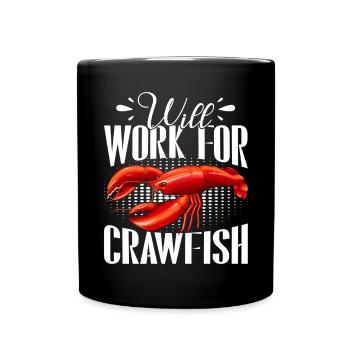 Crawfish Gifts - Full Colour Mug - black - Front