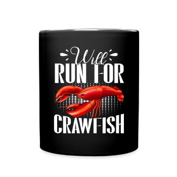 Crawfish Gifts - Tasse einfarbig - Schwarz - Vorne