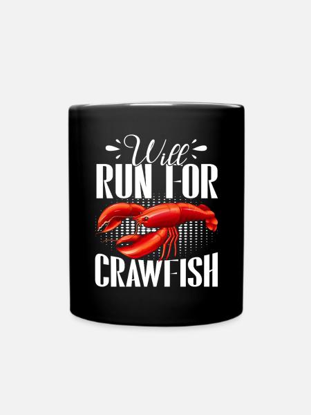Crawfish Gifts - Tasse einfarbig - Schwarz