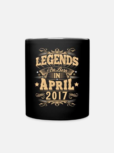 Légende de l’anniversaire d’avril 2017 - Mug uni - noir