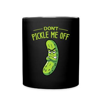 Cornichon à l’aneth Je suis l’un des cornichons - Mug uni - noir - Devant