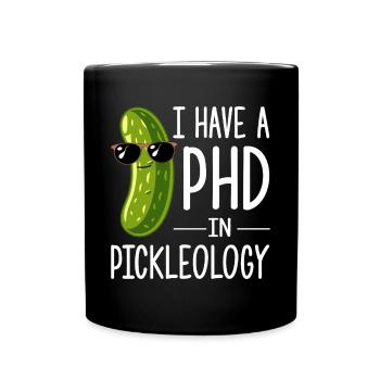 Cornichon à l’aneth Je suis l’un des cornichons - Mug uni - noir - Devant