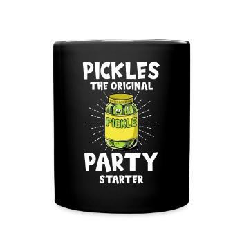 Dill Pickle I'm one of the pickles - Full Colour Mug - black - Front
