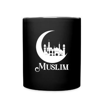 Muslim Islam Allah Ramadan Kareem Gift - Full Colour Mug - black - Front