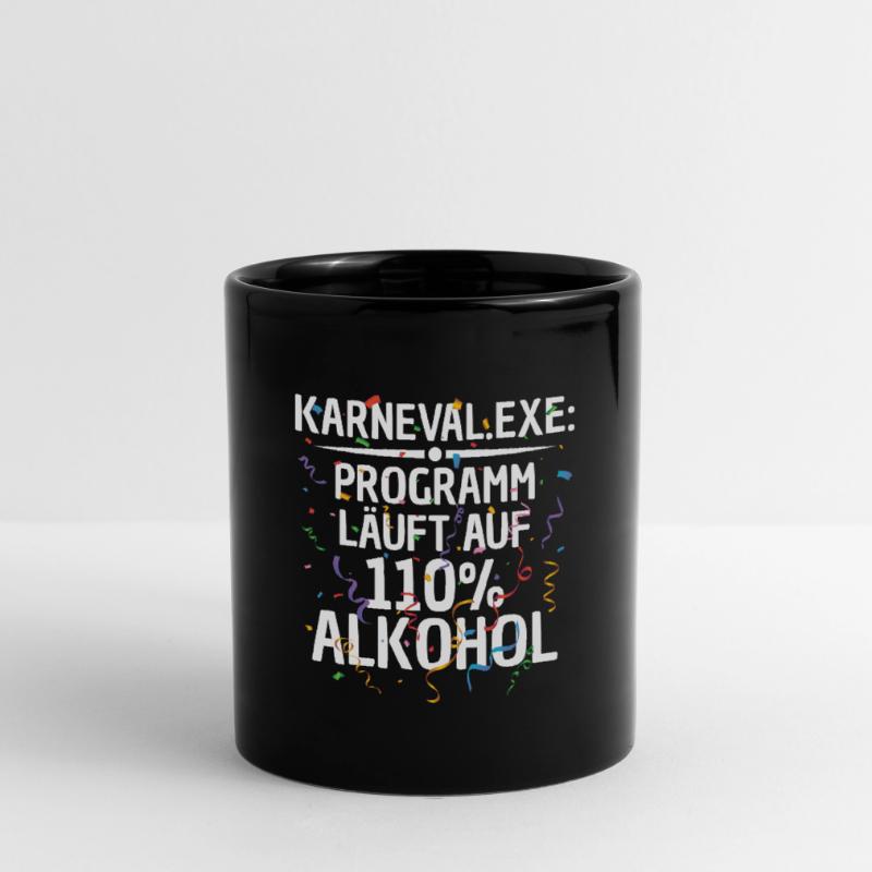 Program runs on 110% alcohol - Funny Full Colour Mug