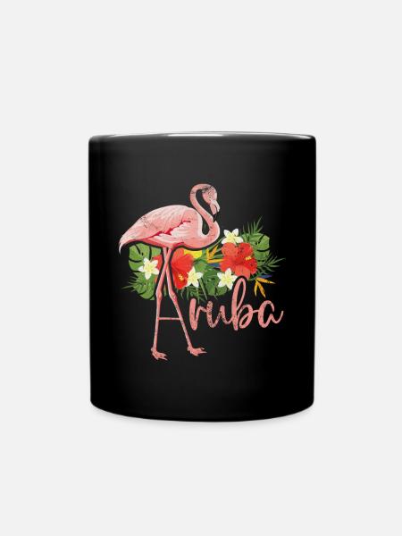 Aruba - Tasse einfarbig - Schwarz