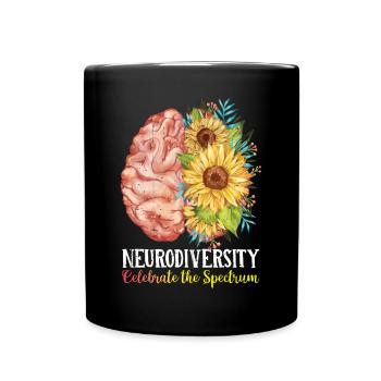 Autisme - Mug uni - noir - Devant