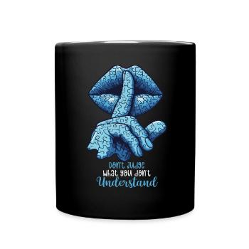 Journée de sensibilisation à l’autisme Cadeau autiste - Mug uni - noir - Devant