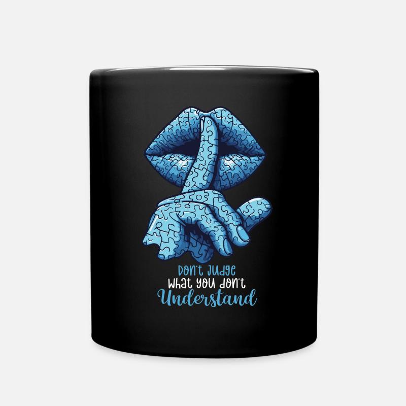 Journée de sensibilisation à l’autisme Cadeau autiste - Mug uni - noir