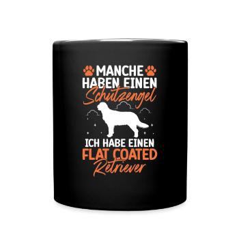 J’ai un Flat Coated Retriever - Mug uni - noir - Devant