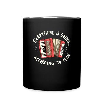 Accordion Musicians Experience passion with the - Full Colour Mug - black - Front