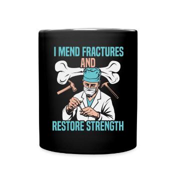 Orthopedic Surgeon Medical Medicine Orthopaedic - Full Colour Mug - black - Front