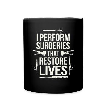 Orthopedic Surgeon Medical Medicine Orthopaedic - Full Colour Mug - black - Front
