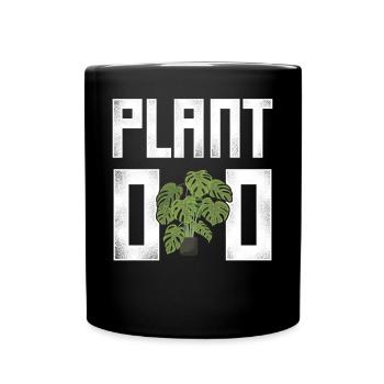 Plant Lover Gardening Monstera - Tasse einfarbig - Schwarz - Vorne