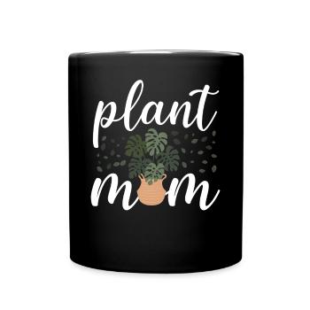 Plant Lover Gardening Monstera - Tasse einfarbig - Schwarz - Vorne