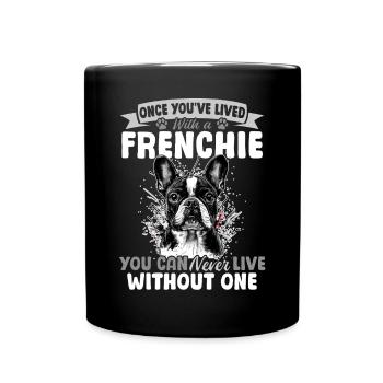 Bouledogue français Frenchie Propriétaire de chien - Mug uni - noir - Devant