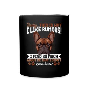 Bouledogue français Frenchie Propriétaire de chien - Mug uni - noir - Devant