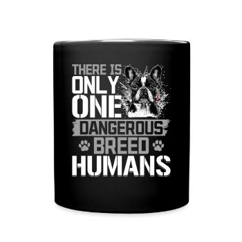Bouledogue français Frenchie Propriétaire de chien - Mug uni - noir - Devant