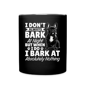 Bouledogue français Frenchie Propriétaire de chien - Mug uni - noir - Devant