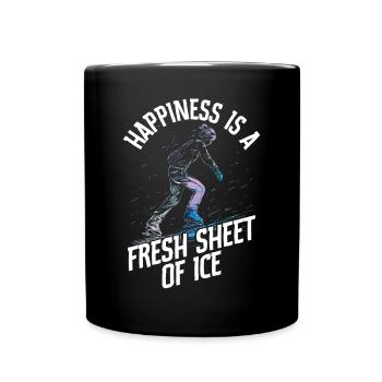 patineur patineur patin à glace patin à glace - Mug uni - noir - Devant