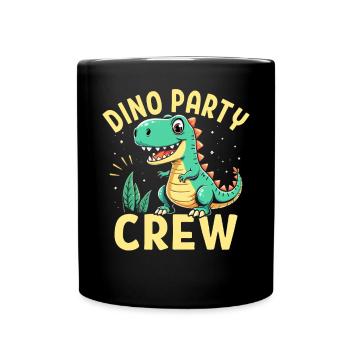 Dinosaur Party Decorations - Full Colour Mug - black - Front
