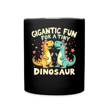 Dinosaur Party Decorations - Full Colour Mug - black - Front