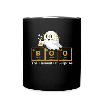 Boo Chemistry Tableau périodique de l’ - Mug uni - noir - Devant