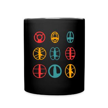 Metal Detecting Coils Cool Metal Detectorist - Full Colour Mug - black - Front