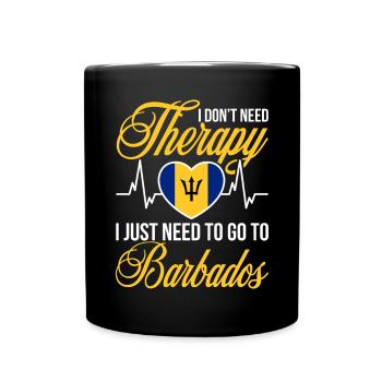 Barbados Karibik Bajan Urlaub Geschenk - Tasse einfarbig - Schwarz - Vorne