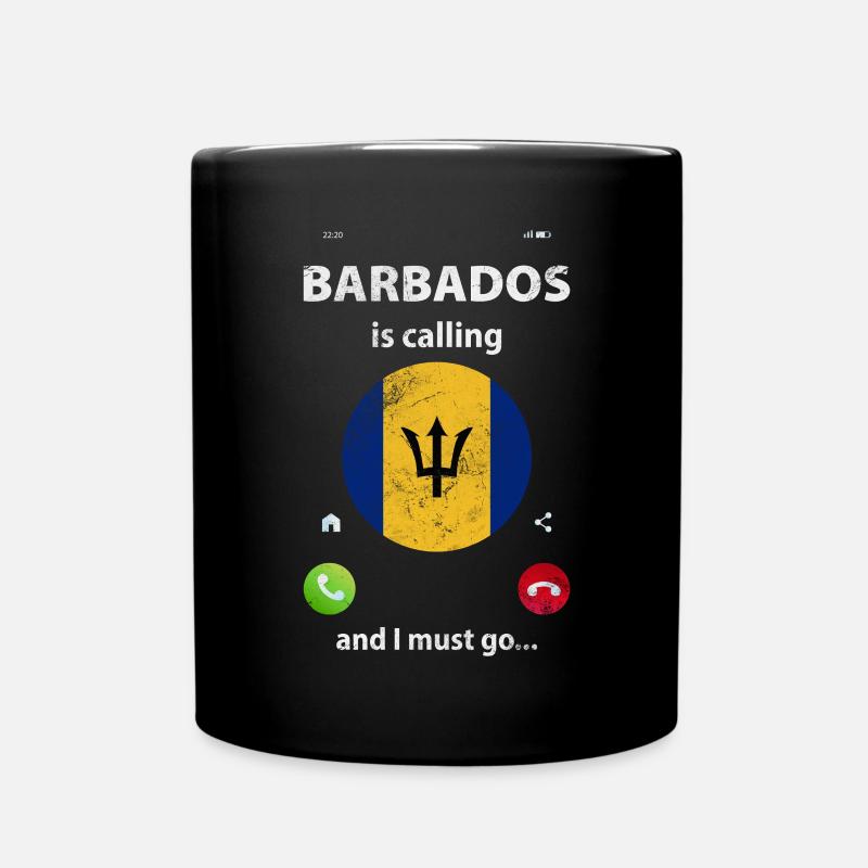 Barbados - Tasse einfarbig - Schwarz