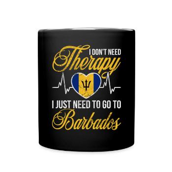 Barbados - Full Colour Mug - black - Front
