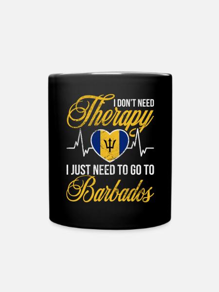 Barbados - Tasse einfarbig - Schwarz