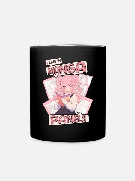 Manga Livres Amateurs de manga - Mug uni - noir