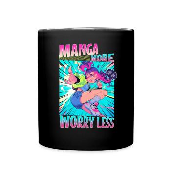 Manga Livres Amateurs de manga - Mug uni - noir - Devant