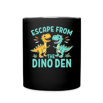 Dinosaur Party Decorations - Full Colour Mug - black - Front