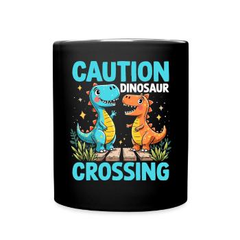 Dinosaur Party Decorations - Full Colour Mug - black - Front