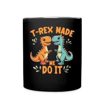 Dinosaur Party Decorations - Full Colour Mug - black - Front