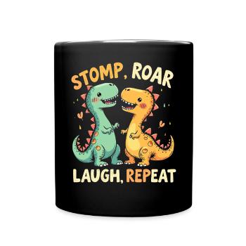 Dinosaur Party Decorations - Full Colour Mug - black - Front